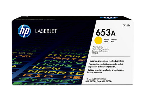 CF322A 653A YELLOW TONER CARTRIDGE FOR LASERJET
