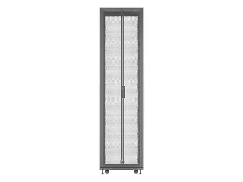 VR RACK 48U W DOORS/SIDES AND CASTERS W/ SHOCK CUST PAYS FRT