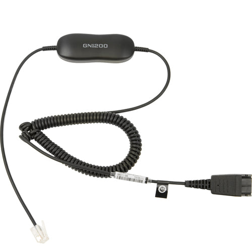 GN1200 SMARTCORD 6FT COIL CORD HEADSET DIRECT CONNECT PHONE CORD