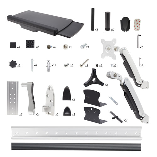 WALL MOUNT WORKSTATION - WITH DESKTOP PC WALL MOUNT-BRACKET