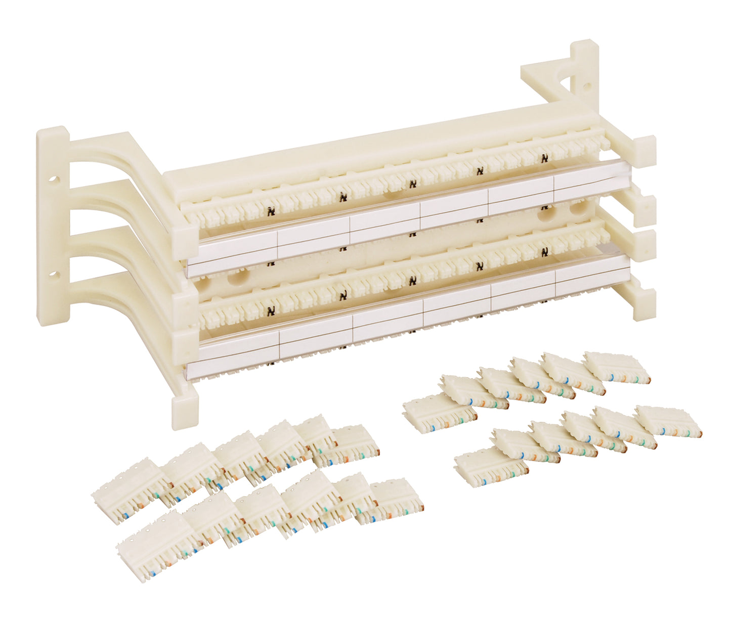 110 WIRING BLOCK W/FEET- 96 PAIR- CAT 6