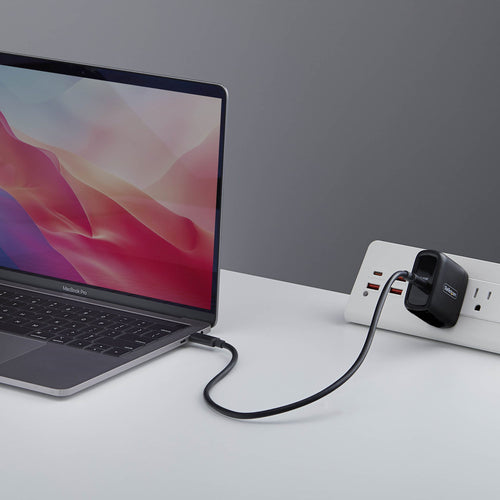 65W USB-C LAPTOP CHARGER GAN WITH POWER ADAPTER BRICK