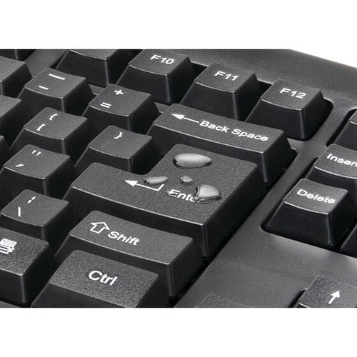 WL PRO FIT SPILL-PROOF KEYB BLK FOR PC LAPTOPS MAC W7/8/8.1/XP