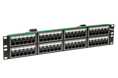 PATCH PANEL- TELCO- 8P4C- 48-PORT- 2 RM