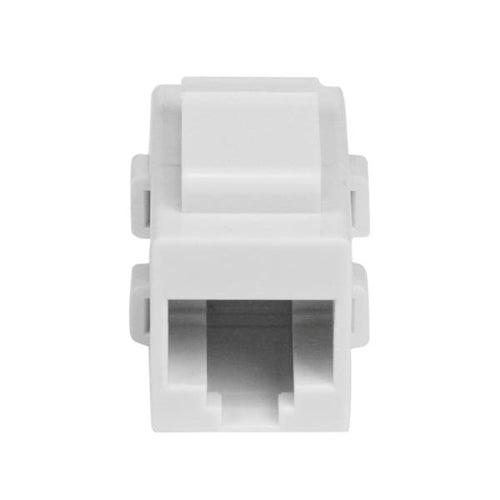 CAT6 RJ45 KEYSTONE JACK WHITE NETWORK COUPLER F/F