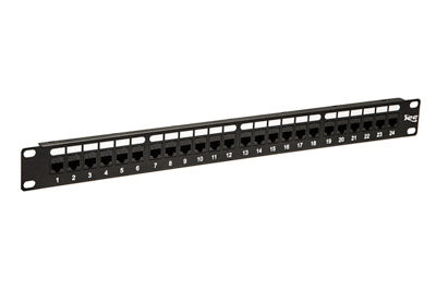 PATCH PANEL-CAT 6- FEED-THRU 24-P-1RMS