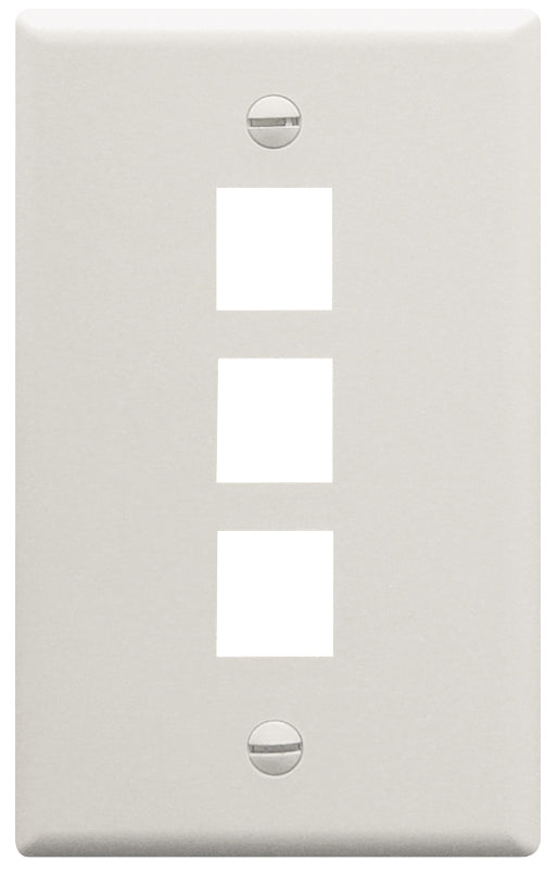 FP03PWH-SPK FACEPLATE 25 PK WHITE