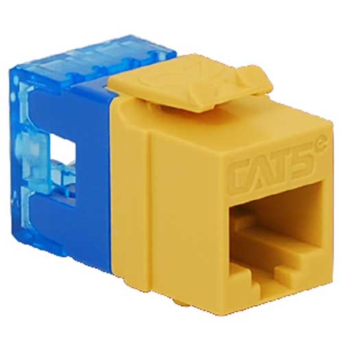 MODULE- CAT 5e- HD- YELLOW