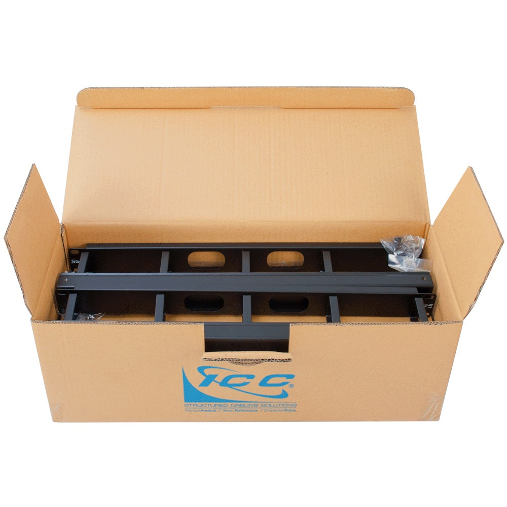 CABLE MGMT METAL RING & COVER- 1U- 6PK