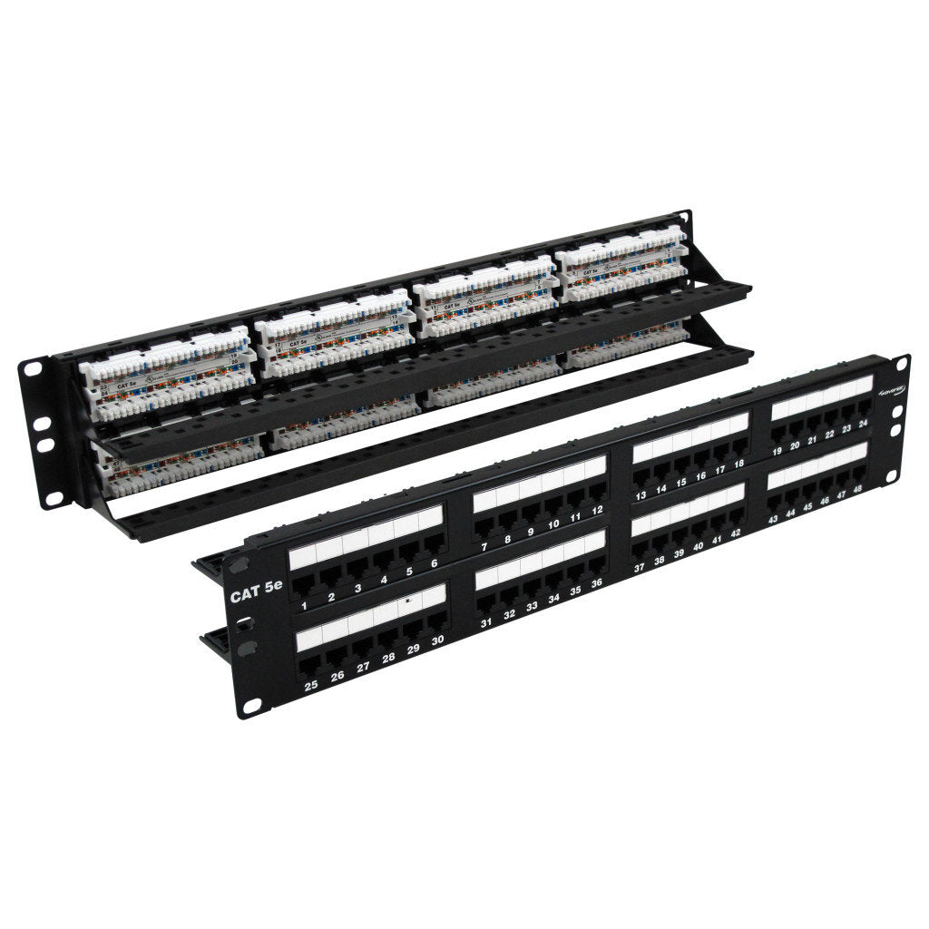 CAT5E PATCH PANEL 48 PORT