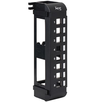 PATCH PANEL- BLANK-VERTICAL-8-PORT FLUSH