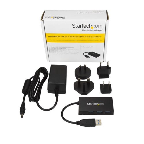 4 PORT USB 3.0 HUB MINI LAPTOP USB EXPANSION HUB - USB SPLITTER