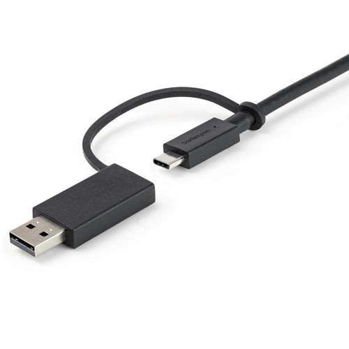 3FT USB C CABLE W/ USB A DONGLE ADAPTER USB-C TO USB-A HYBRID CABLE