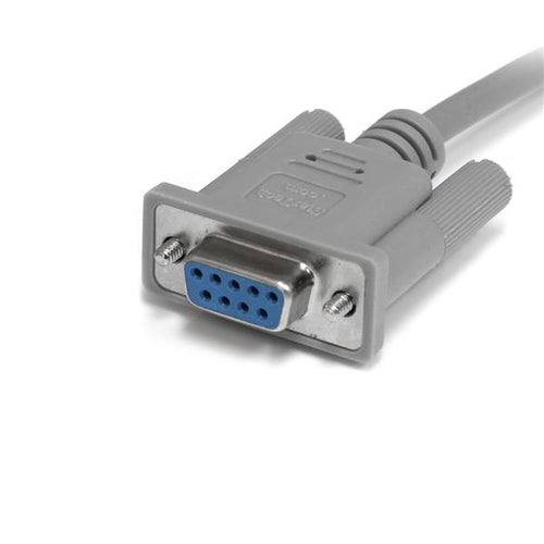 10FT CROSSWIRED RS232 SERIAL DB 9 NULL MODEM CABLE FEMALE TO MALE