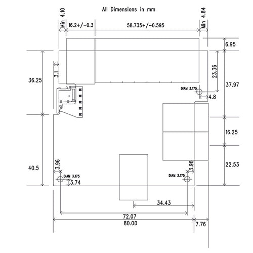 EMBEDDED 8PORT ETHERNET SWITCH TEMPERATURE RANGE OF -40F TO +176F