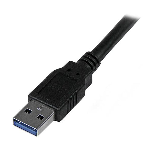 10FT USB 3.0 CABLE TYPE A BLACK USB-A CABLE MALE TO MALE