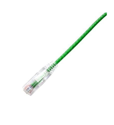 PATCH CORD CAT6 SLIM 1FT GREEN