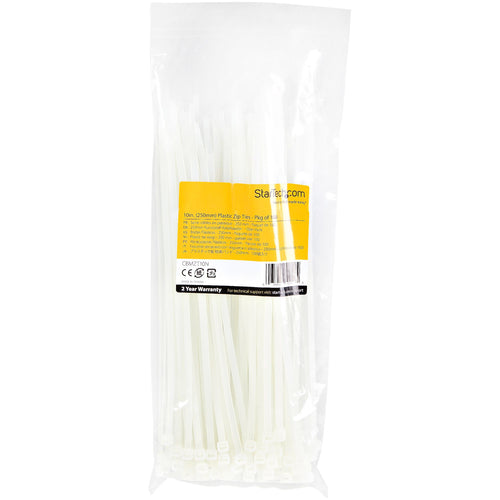 100PK PLASTIC CABLE TIES NYLON SELF LOCKING WIRE ZIP TIES 10 INCH