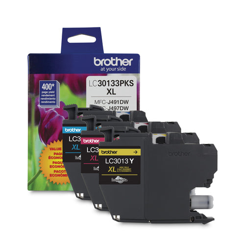 LC30133PKS HIGH YIELD COLOR INK 3 COLOR CARTRIDGES - 1 EACH COLOR