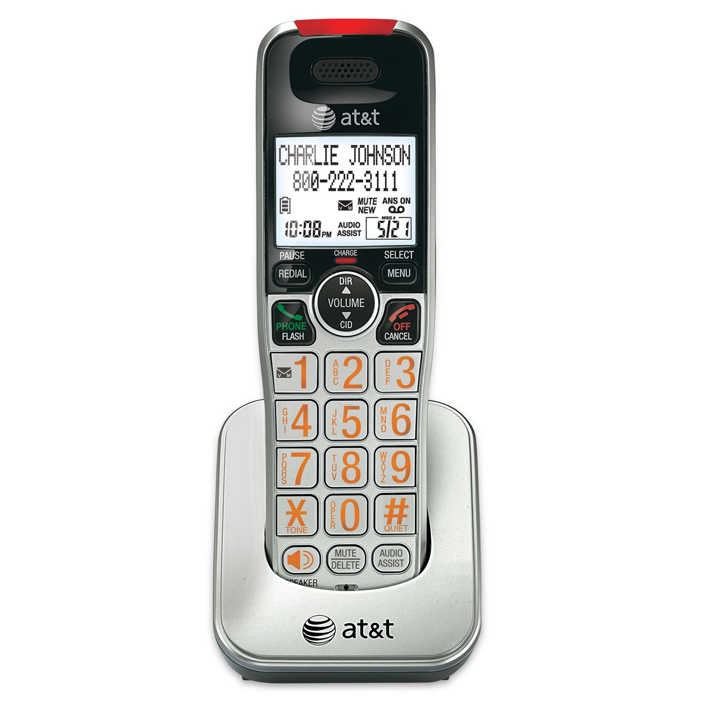 Accessory handset with Caller ID
