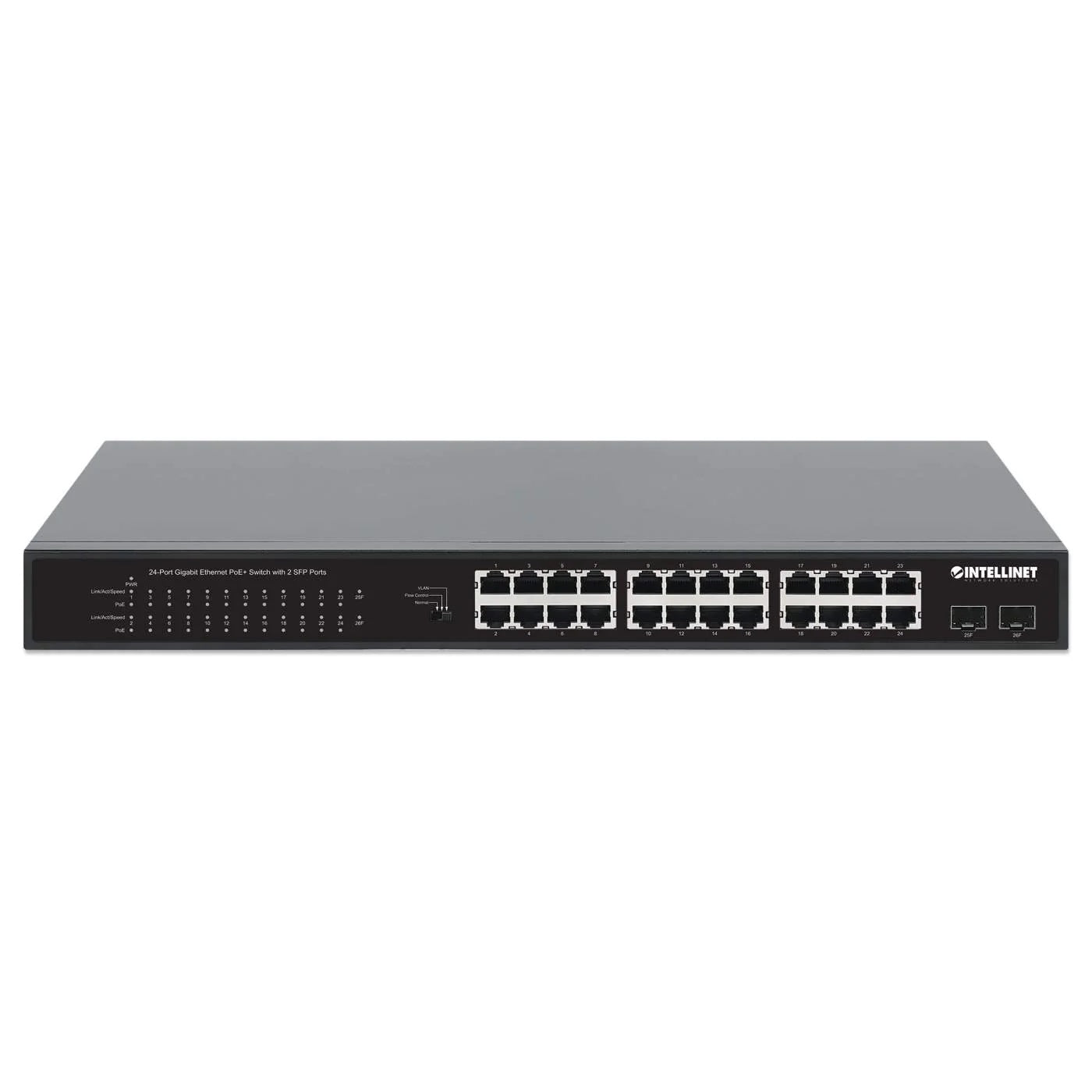 24 Port Gigabit Unmanaged PoE 370watt