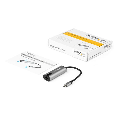 USB C TO ETHERNET ADAPTER USBC 2.5 GIGABIT NBASE-T NETWORK DONGLE