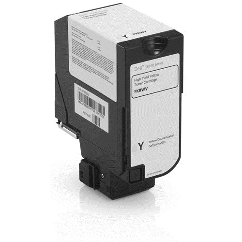 12K PG HIGH YIELD YELLOW TONER CARTRIDGE YIELD FKRWV FOR S5840