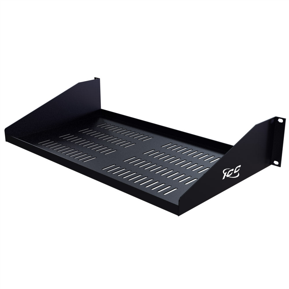 RACK SHELF 10in DEEP SINGLE VENTED 2RMS