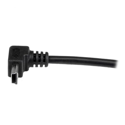 3FT UP ANGLE MINI USB CABLE USB 2.0 A TO MINI B CHARGING CORD