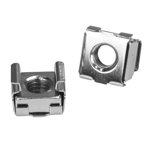 M6 MOUNTING SCREWS SILVER 100 PACK SERVER RACK M6 CAGE NUTS