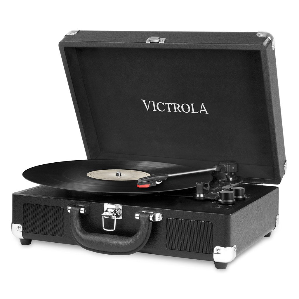 Victrola Portable Vintage Turntable- BK