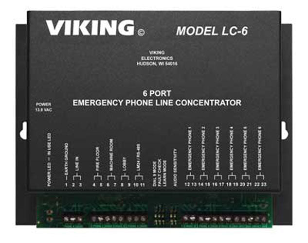 6 Port Line Concentrator for Emergency