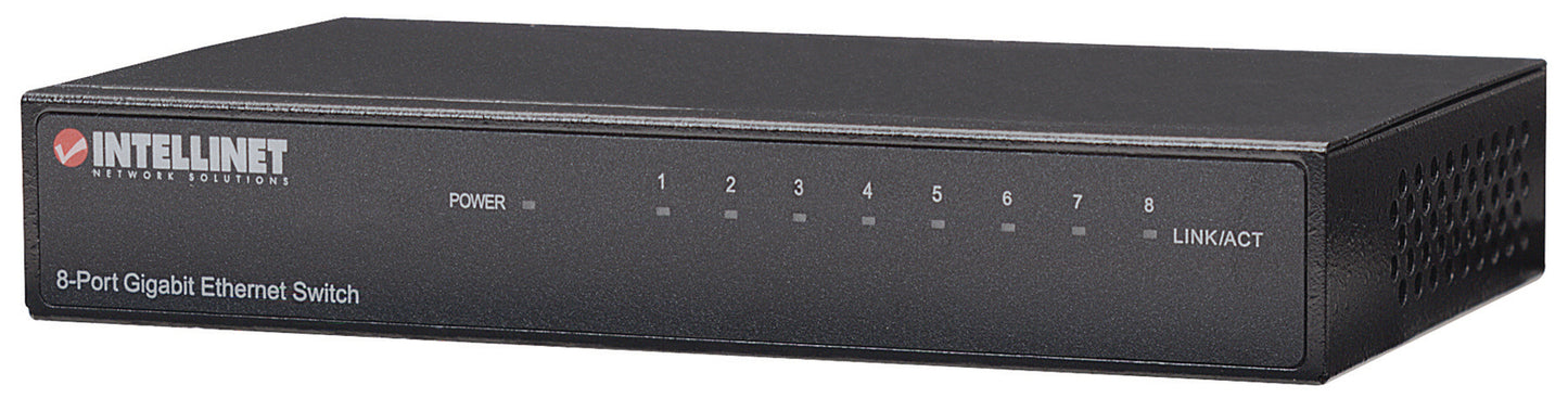 IntellinetGigabit 8 Port SwitchDeskMetal