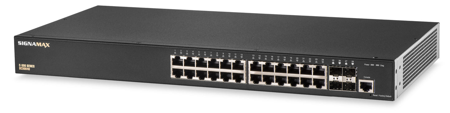 C-300 24 Port Gigabit Managed Switch