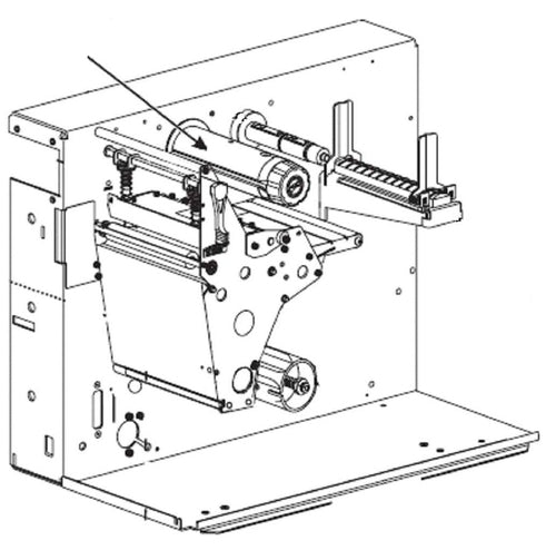 RIBBON TAKE-UP SPINDLE 110XI3+ (G41150M)