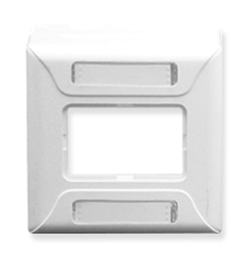 MOUNTING BOX- EURO STYLE- 1-PORT- WHITE