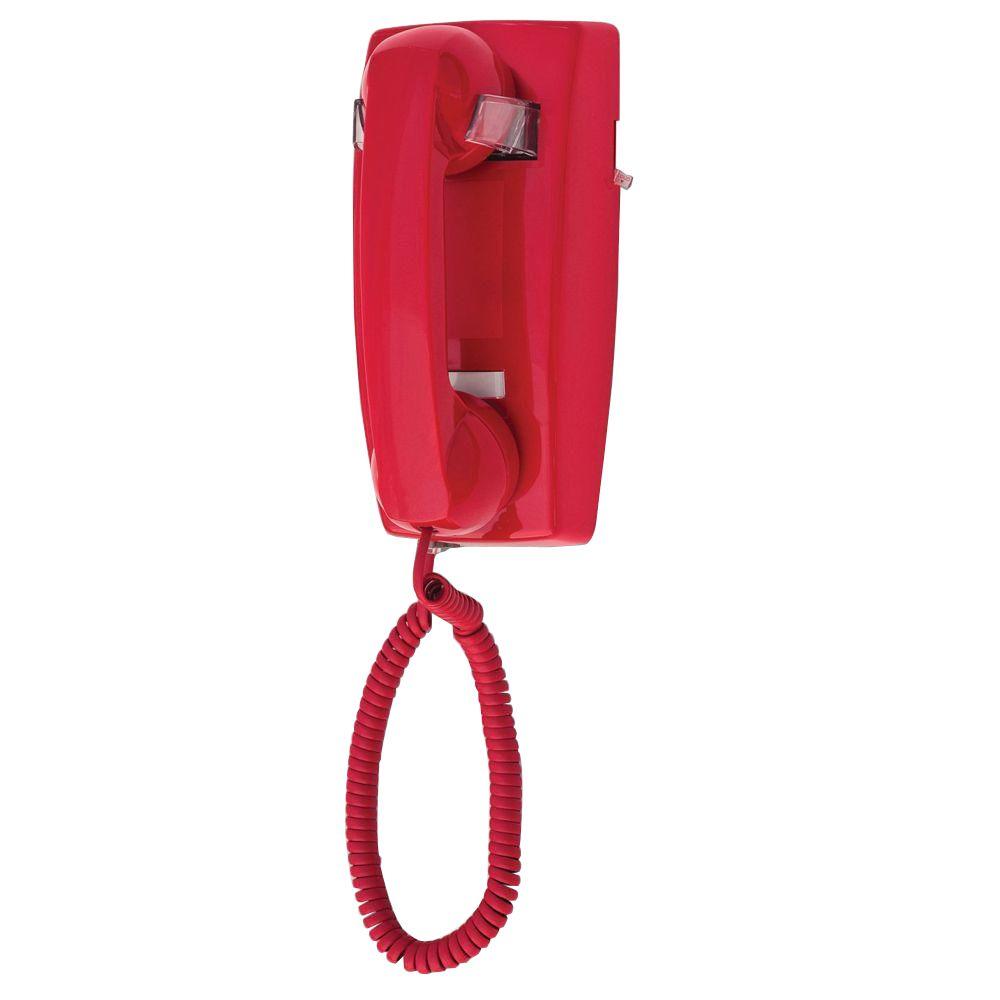 255447-VBA-NDL Wall No Dial Red