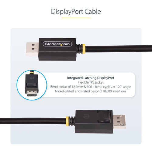 DISPLAYPORT 2.1 CABLE 8K 60HZ VESA CERTIFIED/DP 2.1/DP40/UHBR10