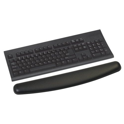 KEYBOARD WRIST REST GEL BLACK LEATHERETTE CAN USE WITH KD45