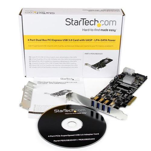 4 PORT USB 3.0 PCI EXPRESS CARD USB 3.0 PCIE CARD W/ LP4 SATA POWER