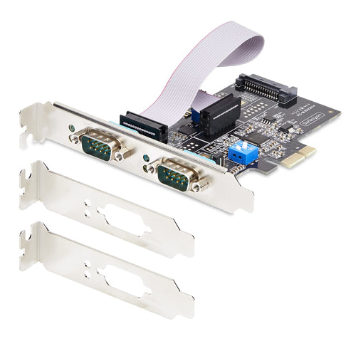 2-PORT SERIAL PCIE CARD - PCI EXPRESS RS232/RS422/RS485 CARD
