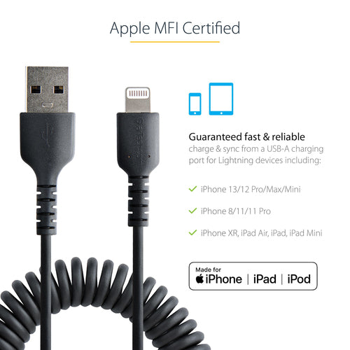 20 IN USB TO LIGHTNING CABLE HEAVY DUTY APPLE CHARGING CORD