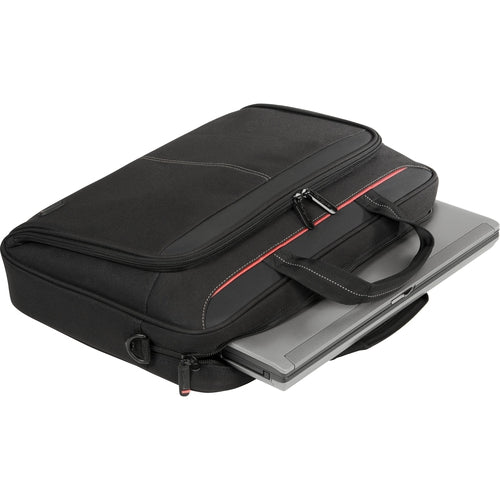 TARGUS CLASSIC TOPLOAD CASE BLK POLYESTER FITS UP TO 16IN