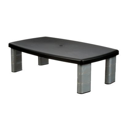 ADJUSTABLE MONITOR STAND 20IN X 12IN X 5.875IN SILVER/BLACK