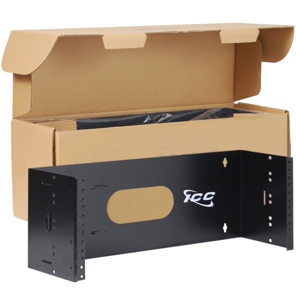 BRACKET- WALL MOUNT HINGED- 4U- 2 PACK