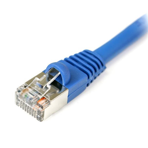 15FT BLUE CAT5E CABLE SHIELDED SNAGLESS ETHERNET CABLE LAN RJ45