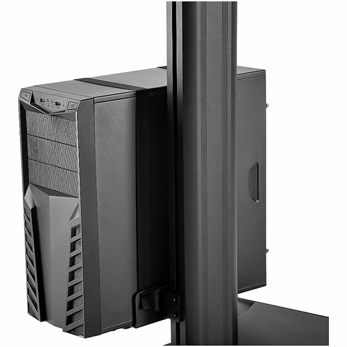 MOBILE WORKSTATION CART WITH MONITOR MOUNT HEIGHT ADJUST CART