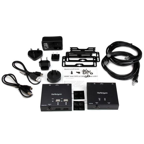 50M 4K HDMI OVER CAT6 EXTENDER VIDEO EXTENDER USB HUB ETHERNET