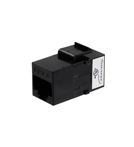 CAT6 SNAP IN COUPLER BLACK 25 PACK