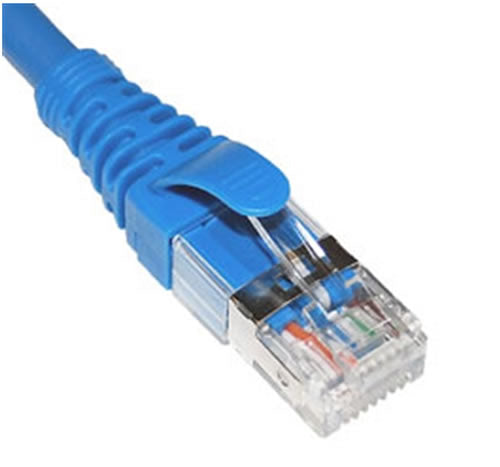 PATCH CORD- CAT6A- FTP- 3FT- BLUE
